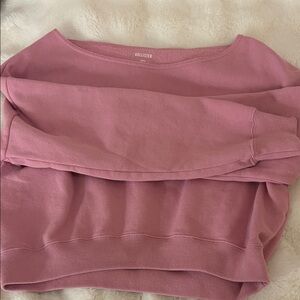 Hollister off the shoulder sweatshirt